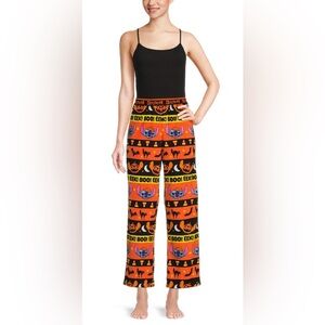 Disney Women's Stitch Plush‎ Sleep Pants, Size Medium